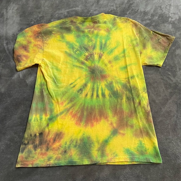 Gildan Classic Tie Dye Tee Shirt Top - Picture 2 of 3